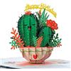 CUT POPUP.COM CUTPOPUP Cactus - Biglietto pop-up con cactus di buon compleanno, pop up, biglietto di auguri 3D, biglietto di auguri per compleanno, congratulazioni IT