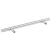 TRIXES 20 x Barra a T in Acciaio Inox Maniglie con Viti - 200 mm Larghezza; 128 mm Interasse - per Credenze/Armadietti/Porte/Cassetti - Argentate