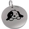 MAMIPets MEDAGLIETTA INOX per Cane- Incisione Laser Nera Personalizzata Fronte Retro Inclusa (9 - SweetDog, Medium)