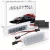 Asasytal Luce targa a LED, Lampadine SMD 6000K Xeno Bianco, Lampada di Licenza Compatibile con Fiat Grande Pun-to 188 Van 199/188AX SEI-CENTO 187 MUL-TIPLA 186 MAREA 185, 2 Pezzi