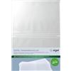 SIGEL Buste trasparenti a 4 facciate 33 x 21,70 cm | SM181, confezione da 10 pezzi, per formato 14,8 x 21 cm, plastica trasparente