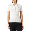 Lacoste Df5377, Maglietta Polo Slim Fit Donna, Bianco (Flour), 40