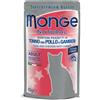 Monge Cat Natural Busta Multipack 24x80G TONNO CON POLLO E GAMBERI
