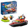 LEGO 60373 BARCA DI SOCCORSO ANTINCENDIO CITY