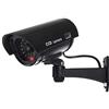 Maclean Videocamera Fittizia IR1100 B con IR e LED Telecamera Finta Falsa Dummy Camera Sorveglianza CCTV