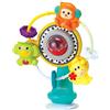 INFANTINO 315125-00 - Ruota Girevole a Tema Giungla, con 3 Animali della Giungla e Musica, con Pratica Ventosa, Multicolore