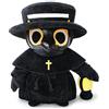 Generic Plush Toy (Plague Doctor) Giocattolo Della Peluche del Della Peste.Bambola Spettrale.Morbido Soffice Cuscino per Halloween Che Abbraccia La Decorazione