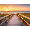 Ulmer Puzzleschmiede - Puzzle per ora serale su Sylt - Puzzle da 2000 pezzi - Motivo Mare del Nord con tramonto sulle dune sulla spiaggia di Sylt, Germania