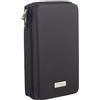 Amazon Basics Custodia da viaggio universale per dispositivi elettronici e accessori (fotocamere, cellulari, GPS), colore: Nero, Solido
