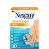 Nexcare CerottiActive Flexible Foam, assortiti, confezione da 30 pezzi