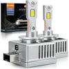 D-Lumina Lampadina D8S LED D8R D8C, 90W 18000LM 6500K, kit di Conversione Luci di Ricambio per Fari Anabbaglianti, Plug and Play a Original HID Ballat, Confezione da 2