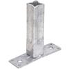 Alberts GAH-Alberts 701901 Supporto corrimano per palo Universale, Acciaio