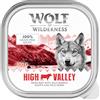 Wolf of Wilderness Adult 6 x 300 g umido per cane - High Valley - Manzo