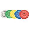 Diamond Fitness Disco Bumper Sfida Pro Rosso, Peso 25 kg