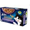 Purina Felix selezioni saporite in salsa sauces sensations confezione da 12 bustine da 85 gr