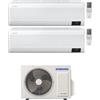 Samsung WINDFREE AVANT SAMSUNG CONDIZIONATORE DUAL SPLIT R-32 9000+18000 BTU INVERTER WIFI AJ068TXJ3KG A++