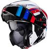 CABERG Casco Caberg Horus X Road bianco nero rosso blu