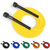 trenas Corda per saltare | Jump Rope | Corda per saltare per adulti e bambini | 3 metri | Facile regolabile | Speed Rope | Giallo