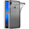 MaiJin Custodia per Motorola Moto E6 Plus (6,1 Pollici) Morbido TPU Cover Cristallo di Rocca Trasparente Anti Scivolo Protezione Posteriore Cover