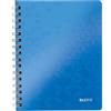 LEITZ WOW Blocco PP 80 fogli a righe A5 - Blu metallizzato - 46390136