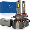 D-Lumina Lampadina 9012 HIR2 LED Canbus 160W 30000LM,Chip CPS 6500K 500% Brillante,Funziona Sia Per Con Lenticolari Che Senza Lenticolari,Raffreddamento con Tubo di Rame Spesso,2 pezzi