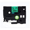 BROTHER Nastri nero su verde compatibile con Brother TZE-751 nero su verde 8 metri