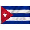 Anley Fly Breeze 3x5 Piedi Bandiera Cuba - Colore Vivido e Resistente Ai Raggi UV - Testata in Tela e Doppie Cuciture - Bandiera Nazionale Cubana Poliestere Anelli Ottone 3x5 Piedi