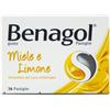 RECKITT BENCKISER H.(IT.) SpA Benagol - 36 Pastiglie Gusto Miele-Limone, Lenitivo per la Gola
