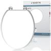 Schütte Sedile WC White con Anima in Legno, Bianco, 84000