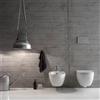 Ceramica Globo - 4All Sospeso Wc + bidet + coprivaso soft 48X37 [bianco opaco]
