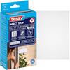 tesa Insect Stop Hook & Loop Comfort Zanzariera per Finestre a Doppia Anta, Senza forature, Rimovibile senza tracce, Lavabile e riutilizzabile, Bianco, 120 cm x 240 cm