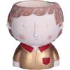 RITUALI DOMESTICI Cachepot Bimbo Snob Icugini Ceramica Cm 15x13x16 H