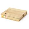 Ufficio personalizzati Blocchetti memo con coperchio in bamboo personalizzati Kokil personalizzate o neutre