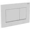 Geberit 115.883.KJ.1 Placca 2 Pulsanti Sigma 30, Grigio