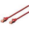 Digitus Cavo di rete SFTP cat 6 Doppia Schermatura mt.1 Rosso