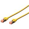 Digitus Cavo di rete SFTP cat 6 Doppia Schermatura mt. 1 Giallo