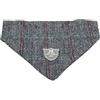 HUGO & HUDSON HHBAN10020-L - Bandana per Cani a Spina di Pesce, Taglia L, Colore: Blu Scuro