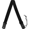CASCHA Ukulele Tracolla, Tracolla da trasporto regolabile fino a 139cm, Nylon, Nero