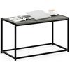 Furinno Tavolo da caffè, Grigio/Nero (French Oak Grey), 40 x 76.2 x 44.45 cm
