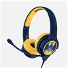 Otl Cuffie Otl Batman Blue Kids Interactive per bambini cablato/Blu/Giallo