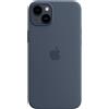 Apple Custodia Apple MagSafe per iPhone 14 Pro in silicone Blu tempesta