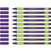 Schneider - Penna fineliner da Line Up, 0,4 mm, Daytona Violet, Confezione da 10 pezzi
