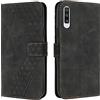 OKZone Cover per Samsung Galaxy A50/A50S/A30S, Custodia in Pelle Samsung A50/A50S/A30S, Cover a Libro Galaxy A50/A50S/A30S Magnetica Portafoglio Folio PU Pelle Flip Caso con Wallet Case Cover (Nero)