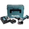 Makita DGA 452 RT1J - Smerigliatrice angolare a batteria 18 V 115 mm + 1 batteri