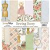 Blocchi di Carte Scrap Sewing Love 30 x 30
