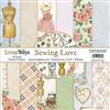 Blocchi di Carte Scrap Sewing Love 15 x 15