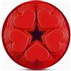 FantasyDay® Stampo in Silicone per Torte/Tortiera Forma di Cuore, 24.5 cm Muffa da Forno per Biscotti, Cioccolato, Tortini, Cioccolato, Torte, Dolci, Muffin, Pudding - Antiaderente & Termoresistente