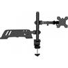 Techly Supporto da Scrivania Techly per Monitor 13-32'' con Mensola per Laptop