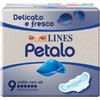 LINES Petalo Blu Notte con Ali 9 pz Assorbenti