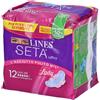 LINES Seta Ultra Lady con Ali 12 pz Assorbenti